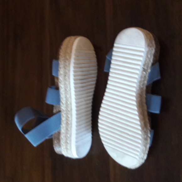 Steve Madden Blue Kimmie Espradrille Sandal Size 8 NWOT - Picture 4 of 7
